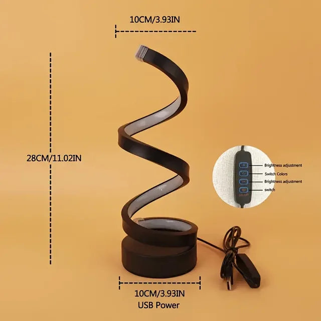 Spiral LED Lamp™ | Verlicht je wereld met de elegantie van spiralen