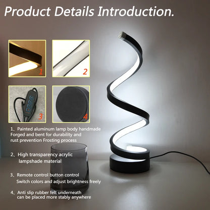 Spiral LED Lamp™ | Verlicht je wereld met de elegantie van spiralen