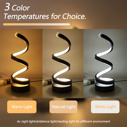 Spiral LED Lamp™ | Verlicht je wereld met de elegantie van spiralen