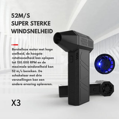 X3 Mini Turbo Jet Fan™ | De kracht van de lucht, versneld in stijl