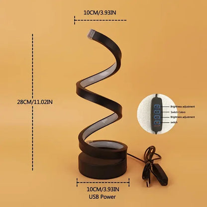 Spiral LED Lamp™ | Verlicht je wereld met de elegantie van spiralen